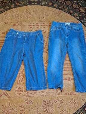 Basic Editions Women’s Cropped Jeans + Faded Glory  (Jea071, 072)